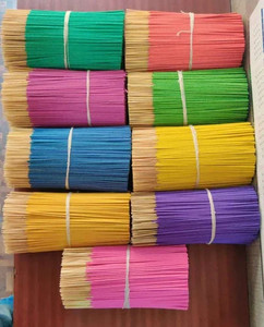 Varillas de Incienso Ecológicas Coloridas con Núcleo de Bambú Natural, Aroma Duradero para Adoración y Relajación - Product Image 3