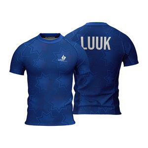 Camiseta Deportiva de Compresión para Hombre OEM ODM, Manga Corta, para Gimnasio, con Tejido Elástico en Cuatro Direcciones, Secado Rápido, Informal - Product Image 1