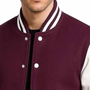 Fabricant OEM, veste de baseball de haute qualité pour hommes, veste varsity, broderie personnalisée, coupe-vent - Product Image 2