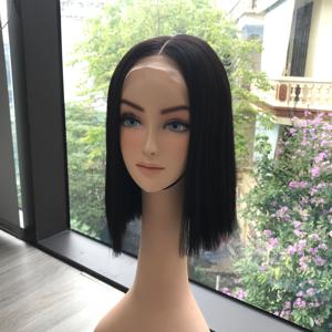 Prêt à porter 4x4 os droite dentelle avant perruque fermeture couleur naturelle vietnamien Remy Extensions de cheveux humains brut frontal Bundle - Product Image 5