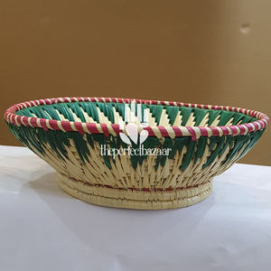 <b>Large</b> Multifunction Natural Moonj Grass <b>Basket</b> Open <b>Basket</b>-Eco-Friendly Durable Mini Size - Product Image 2