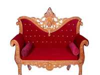 Canapé de scène de mariage personnalisé, canapé de réception décoratif de luxe pour la mariée et le marié, mobilier de mariage, fournitures de décoration d'événements pour la salle