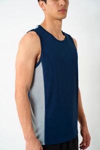 High Quality Men Tank Top Customized Solid Color Tank Top Quick Dry High Grade Men Tank Top - Product Image 5