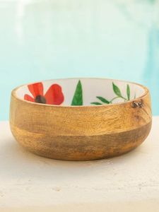 Cuenco Decorativo de Madera con Esmalte para Decoración Artesanal del Hogar, con Expresión Artística Única, Marca Privada - Product Image 2