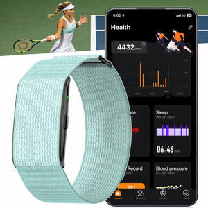 OEM ODM ETQ10 Advanced Fitness Activity Tracker No Display HRV Sleep Analysis Pressure for Menstrual <strong>Cycle</strong> 1ATM Waterproof - Product Image 1