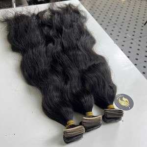 CDYHAIRVN Extensions de cheveux naturels à bandes adhésives, ondulés, cheveux vietnamiens bruts, sans mélange, double trame, sans couture, aspect naturel, qualité salon - Product Image 3