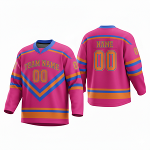 Jersey Personalizado para Fanáticos del Hockey sobre Hielo, Sublimado, Transpirable, de Poliéster, Manga Larga, Uniforme Deportivo - Product Image 5