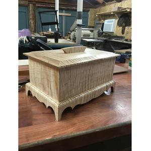 Caja Organizadora de Joyas de Madera Maciza de Nogal de Lujo con Espejo, Estuche de Almacenamiento de Maquillaje de Madera de Gran Capacidad y Múltiples Niveles para Pendientes - Product Image 5