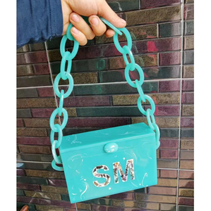 Bolso de mano de resina para la noche, modelo Love Angel, tamaño y forma personalizables, bolso de resina para fiesta, bolso de resina de lujo hecho a mano por MULTI CRAFT - Product Image 5