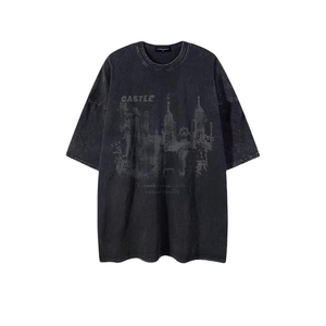 Nouveau T-shirt Oversize Rétro 100% Coton Printemps/Été 2026 pour Homme, Style Streetwear Américain, T-shirt Vintage pour Couple - Product Image 3