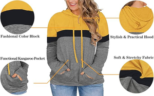 Women's Stylish <b>Long</b> <b>Hoodie</b> Solid Color Heavy Fleece Sweatshirt Warm Winter Pullover Oversized Casual Streetwear 2026 - Product Image 5