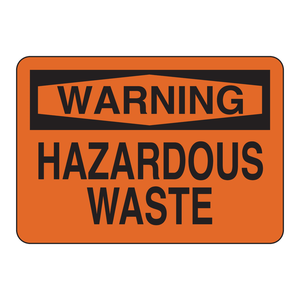 Panneau de signalisation des déchets dangereux Brady en PVC pour les zones de déchets de laboratoire et industriels avec impression UV - Product Image 2