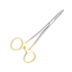 Portaagujas Olsen-Hegar TC de 17 cm, Instrumento Quirúrgico de Acero Inoxidable con Puntas de Carburo de Tungsteno y Tijeras Integradas - Product Image 2