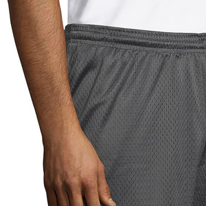 Pantalones Cortos de Malla para Hombre, Estilo Urbano, Cintura Media, 100% Poliéster, Diseño Liso, Cintura con Cordón Ajustable, Transpirables - Product Image 4