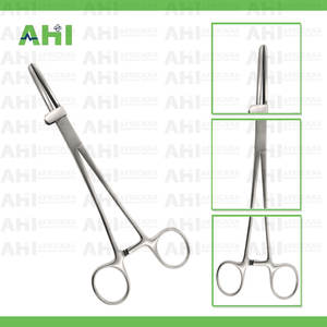 Pince d'occlusion tubulaire Vorse personnalisée en acier, manuelle, à mâchoires droites dentelées, robuste, pour usage en chirurgie générale, certifiée CE - Product Image 2