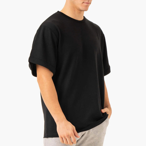 Yourbrand Men's Black Short Sleeve T-<b>Shirt</b> With Red <b>Flame</b> Logo Front Printed Regular Fit Casual O-Neck Jersey Cotton - Product Image 2