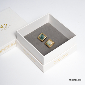 Gemstone Premium de Jadeíta Feng Shui, Gemstone de Lujo Chapado en Oro de 18K para Hombre – MSDAXL006 |   Colección Tinh Vu |   Hecho en Vietnam - Product Image 3