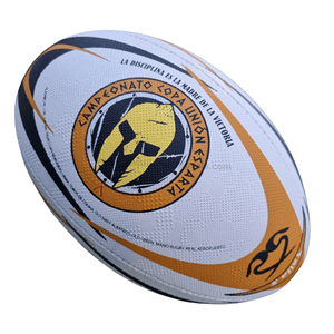 NRL ลูกบอลฝึกรักบี้ลีกวัสดุยางแบบปรับแต่งได้ลูกบอลเย็บด้วยมือด้ามจับสูงได้รับการรับรองมาตรฐาน ISO 9001ขนาด1-5โลโก้ที่กำหนดเอง - Product Image 4