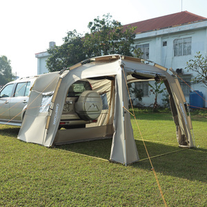 Tente de camping extérieure quatre saisons, installation automatique, poteaux en fibre de verre, pour camping-car et SUV, 210 cm de haut, quatre portes ventilées - Product Image 6