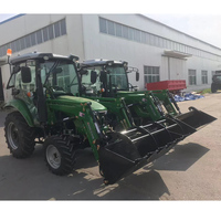 SHANDONG QILU Tracteur à roues haute efficacité 4x4 Tracteur de marche compact avec pneus pleins à vendre