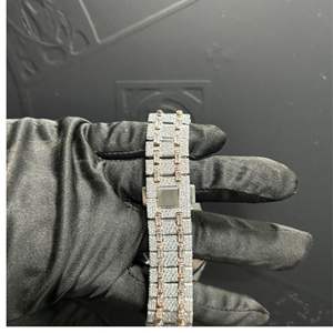 Reloj Unisex con Incrustaciones de Moissanita, con Fecha Automática, Diamantes Incoloros de Alta Calidad, Precio de Mayoreo, Superventas - Product Image 5