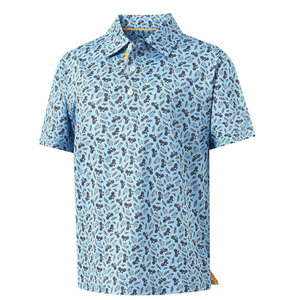 Polo de golf pour jeunes, coupe confortable et flexible, fabriqué avec un tissu léger et rafraîchissant, idéal pour un style de vie actif, les voyages et les sports. - Product Image 3