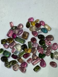 Diamants en vrac pour la fabrication de bijoux, tourmaline naturelle multicolore 100% naturelle, tailles et formes variées, disponible en gros - Product Image 6