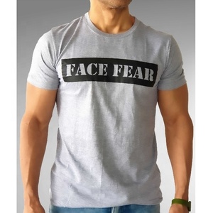 Camisetas para hombre promocionales con cuello redondo de manga corta de algodón 100% respetuosas con el medio ambiente de punto con serigrafía personalizada - Product Image 6