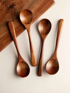 Juego de Cucharas de Madera Pulida Hechas a Mano de Buena Calidad, Utensilios de Cocina, Variedad de Utensilios para la Cena, Fabricante de Vietnam - Product Image 2