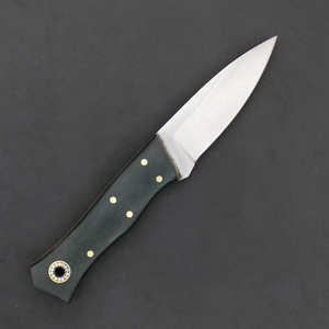 Cuchillo de Acero de Damasco con Hoja de Punta Caída y Mango de Madera, Grosor de Hoja de 0.6mm, para Uso en Cocina, Cuchillo Desollador - Product Image 5