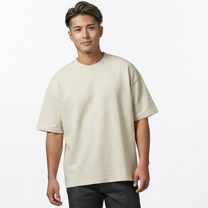 T-shirt en coton 100% pour homme, OEM ODM, t-shirt personnalisé, impression en relief du logo, t-shirt à manches courtes unisexe, t-shirt graphique pour homme, femme, unisexe - Product Image 2