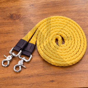 Cuerdas de nailon trenzadas de colores personalizados para caballos, de 2/3 metros, cuerda de polipropileno suave y duradera con mosquetones giratorios de alta resistencia. - Product Image 5