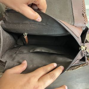 Sac à bandoulière à franges de couleur unie en cuir repoussé à la main à la mode pour les cheveux de grande capacité des femmes sur le sac de messager en cuir véritable - Product Image 6