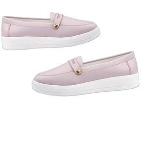 Mocasines Clásicos Gruesos para Mujer con Suela de Cuero Genuino, Función Antiolor, Tendencia de Moda para Otoño y Primavera - Product Image 2