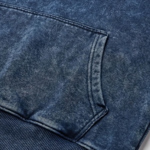 Ensembles de jogging deux pièces vintage en coton avec logo personnalisé, survêtement délavé à l'acide, streetwear, vêtements de sport et de fitness haut de gamme - Product Image 5