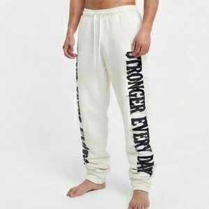 Pantalones Deportivos Personalizados Estilo Urbano para Hombre, Cintura con Cordón, Corte Holgado, Tejido Grueso, Felpa Francesa (400-500 GSM) - Product Image 3