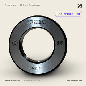 BS ท่อเกลียวเกจ1/2 "X18 , 1" X16 1.1/2X14เครื่องมือวัดเกลียวภายนอกมาตรฐานอังกฤษสำหรับการเดินสายไฟฟ้า - Product Image 2