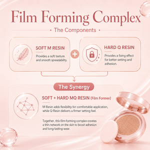 Aery Film Hydrating Cushion SPF35 PA+++ Protection solaire minérale Couvrance moyenne Fond de teint compact éclatant Marque privée OEM ODM Base - Product Image 3