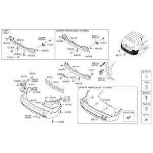Repuestos y Accesorios para Autos y Camionetas Sorento Nuevos 924061U300 - Product Image 2
