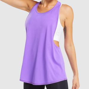 Camiseta sin mangas para mujer, informal, transpirable, ligera, para entrenamiento, fitness, gimnasio, verano, venta al por mayor - Product Image 5