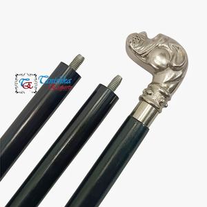 Bastón de Aluminio y Madera Vintage Resistente, Hecho a Mano, para Caminar al Aire Libre, con Mango en Forma de Cabeza de Bulldog, Diseño Antiguo - Product Image 6