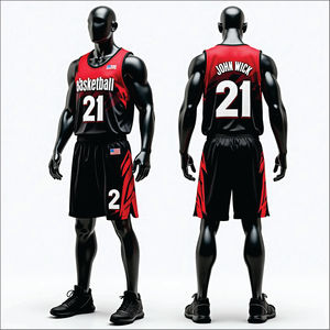 Conjunto de Pantalones Cortos Deportivos Unisex de Alta Calidad, Secado Rápido, Transpirables, 100% Poliéster, Personalizados con Sublimación para Baloncesto - Product Image 3