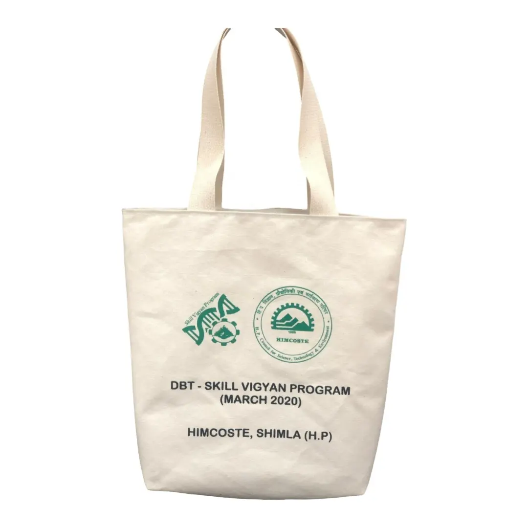 Wholesale Eco Friendly Custom Printed Logo Pocket Printed Reusable Cotton Natural Burlap Jute Shopping Tote Bags
