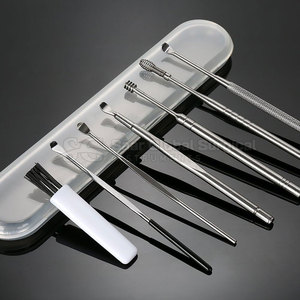 SAAR GLOBAL SURGICAL Kit de Nettoyage d'Oreilles Manuel Portable en Acier Inoxydable de Grade A+, Personnalisable, Écologique et Réutilisable, Multiples Pièces - Product Image 6