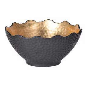 Tazón de Servir de Metal de Acero Inoxidable y Aluminio de Grado Alimenticio, Hecho a Mano, Pulido, Sostenible, de Última Tendencia, para el Hogar, Restaurantes, Hoteles y Fiestas - Product Image 1