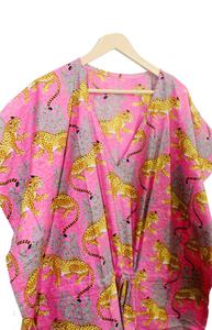 Nouveauté, vêtements de plage à imprimé animal, caftan en coton, robe de chambre, robe de demoiselle d'honneur pour femmes - Product Image 6