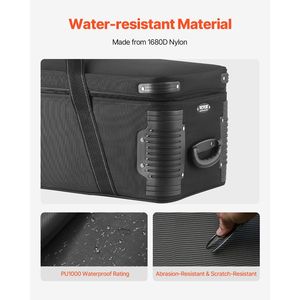 กระเป๋าใส่กล้องแบบมีล้อพร้อมล้อลาก ขนาด 51.57 x 14.37 x 14.96 / 131 x 36.5 x 38 ซม. - Product Image 4