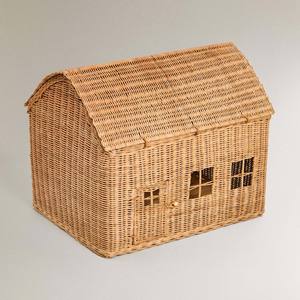 Maison en osier tressé à la main pour poupées meilleure vente enfants enfants tout-petits jouets 100% maisons de poupée en rotin naturel - Product Image 1