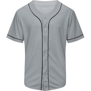 Camisetas de Béisbol Personalizadas con Bordado, Cuello en V, para Universidad, Unisex, de Alta Calidad, Color Sólido - Product Image 5