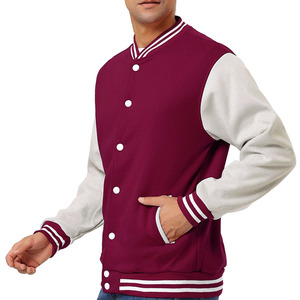 Customized High Quality Formal Varsity <b>Jacket</b> 2025 for Men Custom Logo Wool Chenille Embroidery Spring <b>Canvas</b> Waterproof 100% - Product Image 3